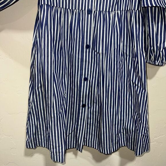 Zara Off the Shoulder Striped Dress - Picture 3 of 6